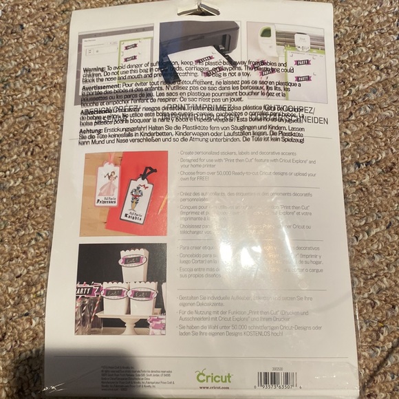 Cricut printable sticker paper - Picture 2 of 3